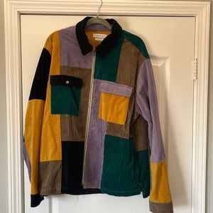 Urban Outfitters Patchwork Corduroy Shirt Jacket